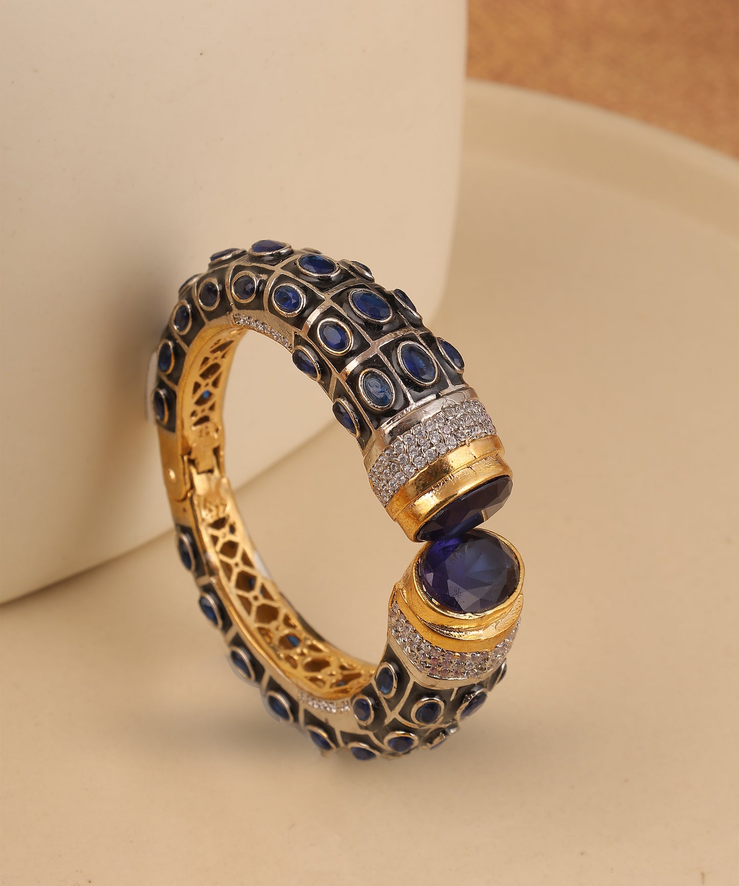 Sapphire Heritage Handcuff/Bangles