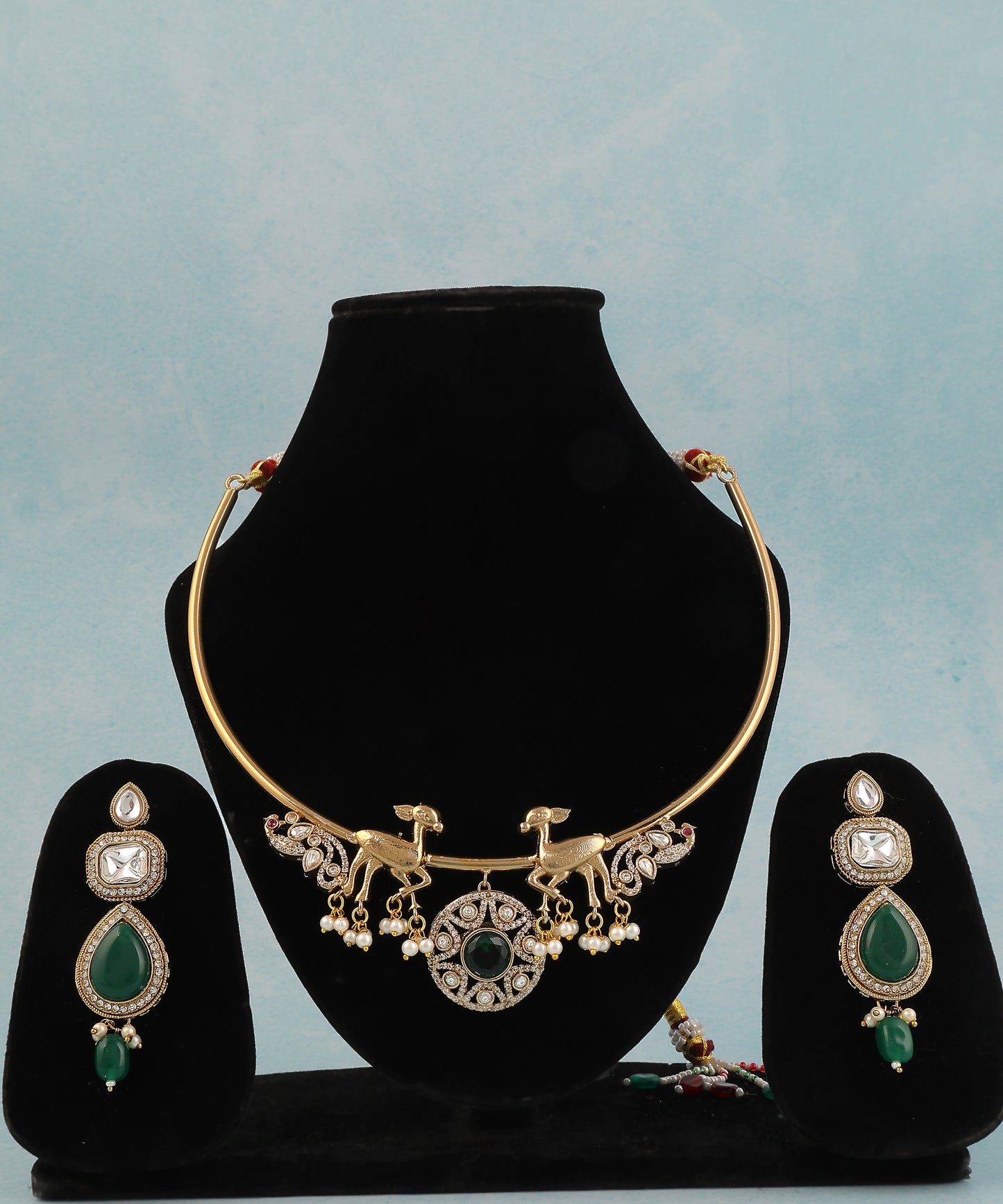 Mayurah Hasli/Necklace In Emerald