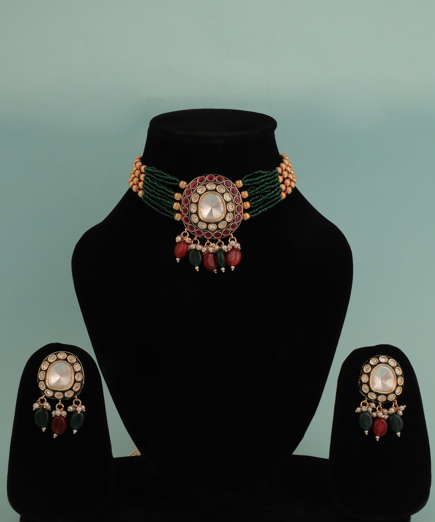 Polki And Meenakari Jadau Choker