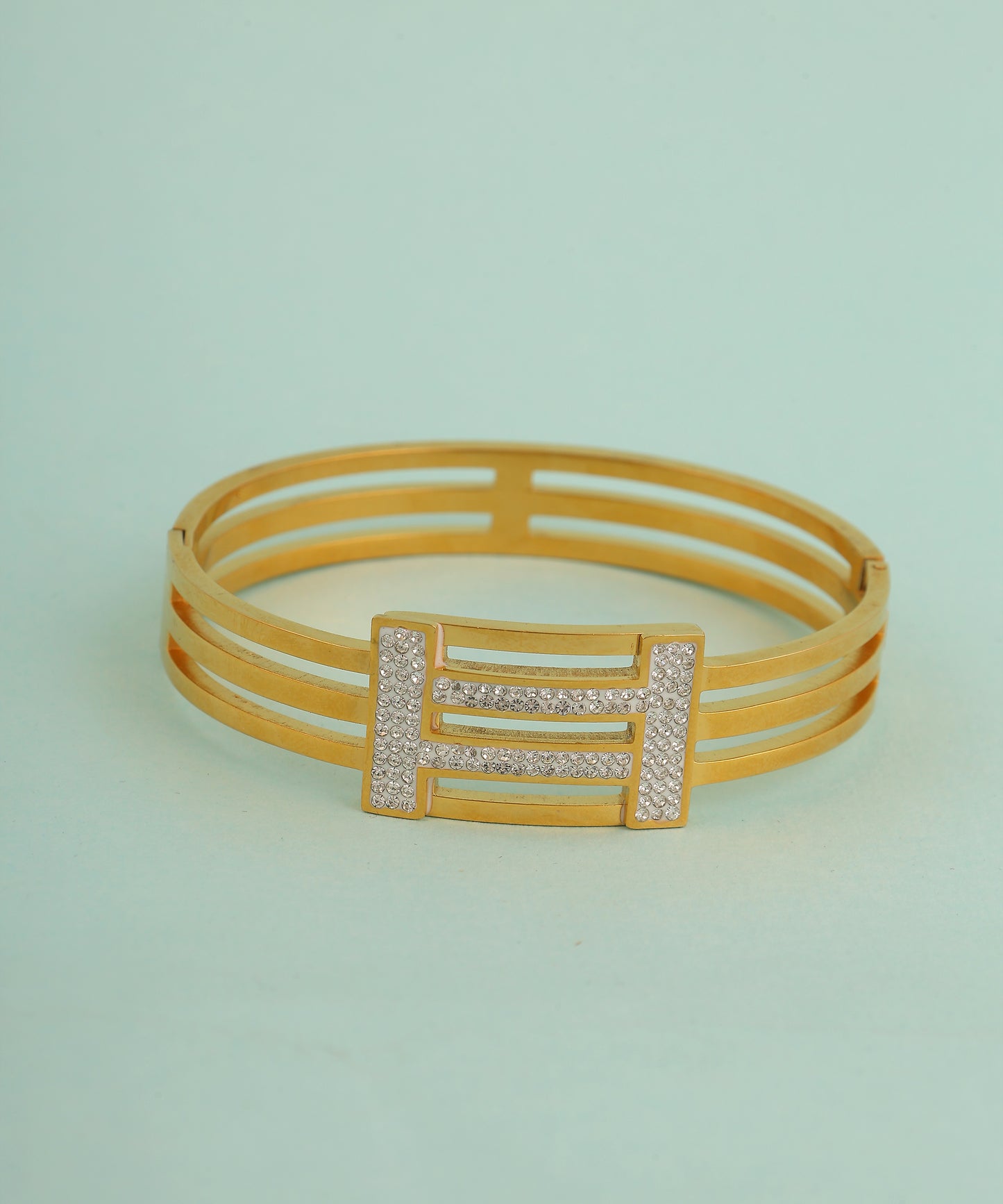 Crystal Studded Anti Tarnish Bracelet