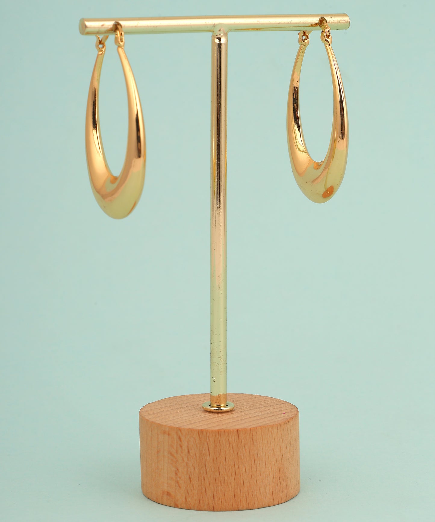 Oval Anti Tarnish Hoops/Earrings