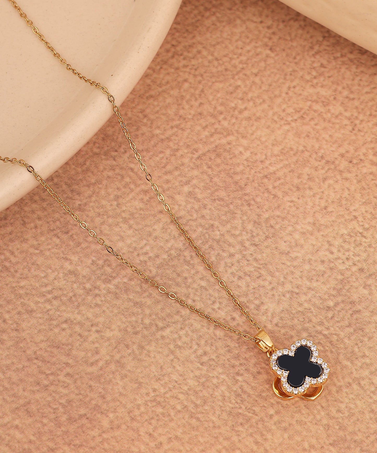 Black Clover Anti Tarnish Chain/Necklace