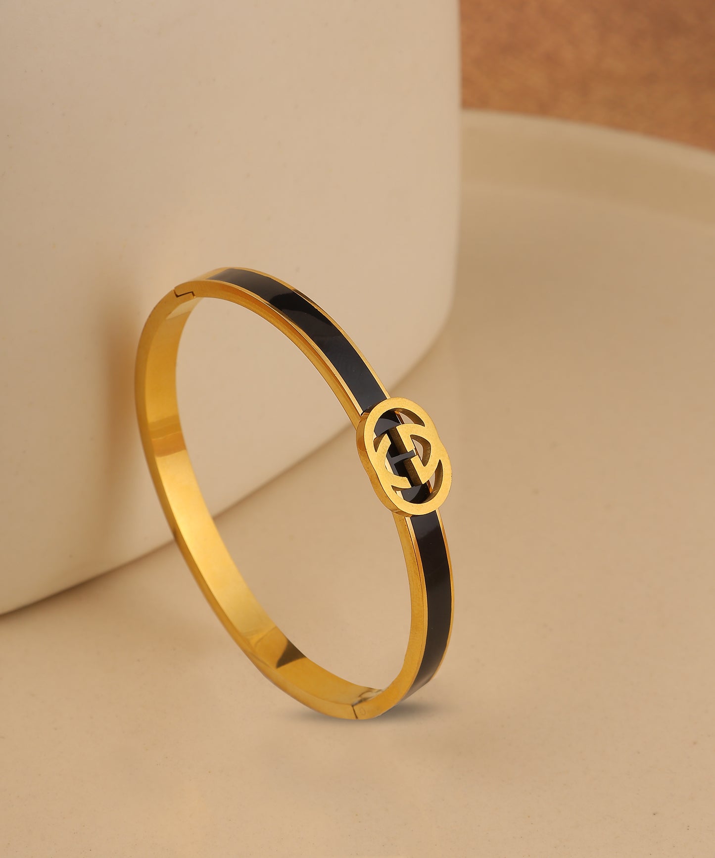 Gold Plated Floral Charm Bracelet