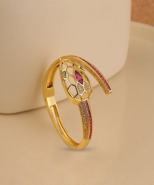 Serpentine Crystal Studded Multistone Bracelet