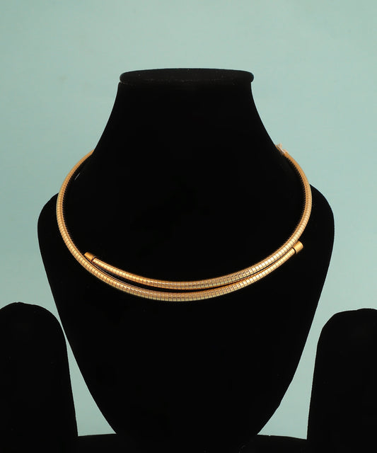 Front Open Anti Tarnish Hasli/Necklace