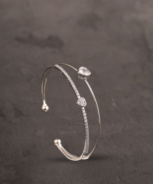Crystal Heart Stone Artificial Dimanond Bracelet