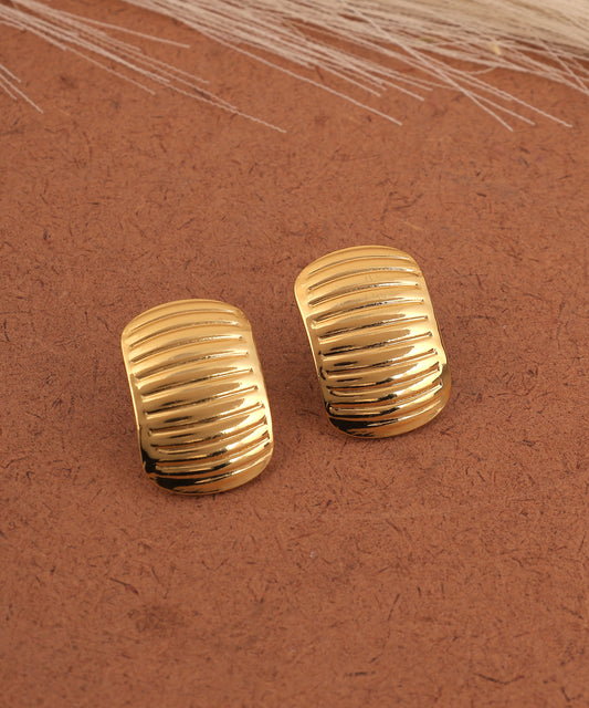 Anti Tarnish Geometrical Patterned Studs