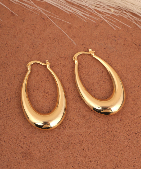 Oval Anti Tarnish Hoops/Earrings